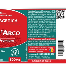Herbagetica Pau D'arco, pachet 2 x 60 capsule - Img 3