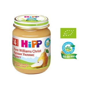 HiPP Piure Eco din Pere Williams, de la 4 luni, 125 g - Img 2