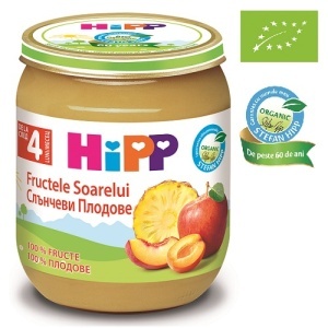 HiPP Piure Eco Fructele Soarelui, de la 4 luni, 125 g - Img 2