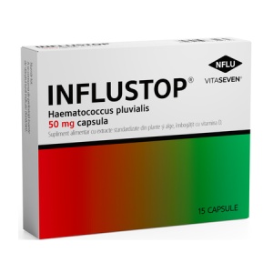 InfluStop cu extracte din plante și alge, 15 capsule, Air7