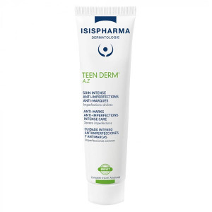 IsisPharma Teen Derm A.Z crema cu acid azelaic 15% pentru ten mixt si gras, 30 ml