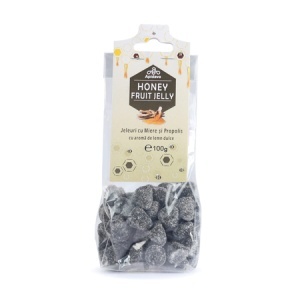 Jeleuri cu Miere și Propolis cu aromă de lemn dulce, 100 g, Apidava