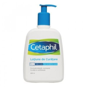 Lotiune de curatare pentru piele sensibila si uscata, 460 ml, Cetaphil - Img 2