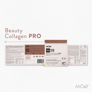 m19 Colagen PRO Marin Beauty – Aroma Capsuni si Lime, 240 g, Molecules of Youth - Img 2
