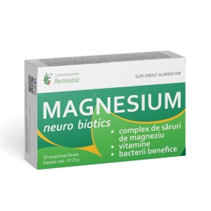 Magnesium Neuro Biotics, 30 capsule, Laboratoarele Remedia