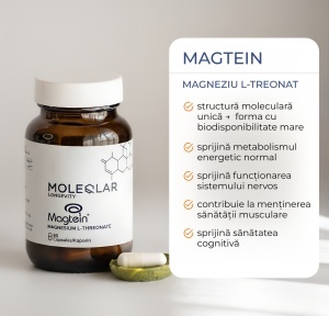 Magneziu L-Treonat Magtein® MoleQlar – 150 mg/porție | 90 capsule - Img 3