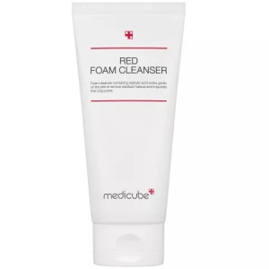 Medicube Red Foam Cleanser, spumă de curățare pentru ten gras și acneic, 120 ml