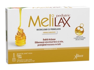 MeliLax microclisme cu propolis Pediatric, 6 bucati, Aboca