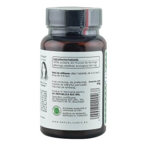 Moringa eco, 120 tablete, Republica Bio - Img 3