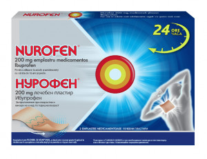 Nurofen emplastru, 200 mg, 2 bucati, Reckitt