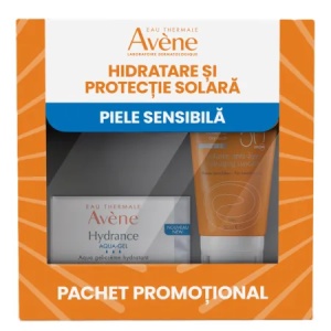 Pachet Avene Hydrance Aqua 50 ml + Crema Anti-age SPF50+ 50 ml – Hidratare si protectie zilnica