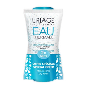 Pachet Crema reparatoare si izolatoare pentru maini, 50 ml + 50 ml, Uriage