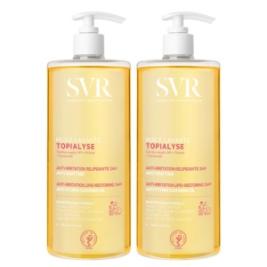Pachet Ulei lavant pentru piele uscata si sensibila Topialyse, 2x1000 ml – SVR