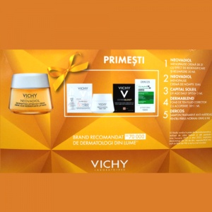 Pachet Vichy Neovadiol Crema antirid de zi cu efect de redensificare si reumplere 50 ml - Img 3