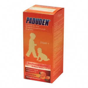 Paduden sirop cu aroma de caise 20 mg/ml, 100 ml, Terapia