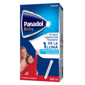 Panadol Baby 24 mg/ml suspensie orală, 100 ml, Haleon - Img 2