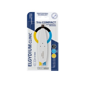Periuță interdentara Trio Compact, Mix Black Very Narrow, 2 bucăți, Elgydium