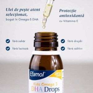 Picaturi cu Omega 3 DHA pentru copii Efamol 60 ml - Img 2