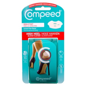 Plasturi pentru basicile provocate de pantofii cu toc Compeed, 5 bucati