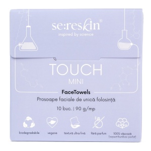 Prosoape faciale de unică folosință Touch Mini, 10 bucăți, Se:Reskin