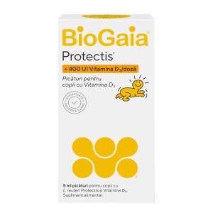 Protectis picaturi cu vitamina D3 pentru copii, 5ml, BioGaia