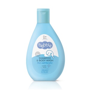 Șampon și gel pentru băiță 2 în 1, 200 ml, Bebble