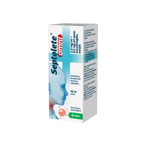 Septolete omni 1,5 mg/ml + 5,0 mg/ml, spray bucofaringian, 30 ml, Krka