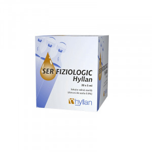 Ser fiziologic, 5 ml, 20 monodoze, Hyllan - Img 2
