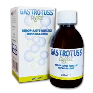 Sirop anti-reflux hipocaloric Gastrotuss Light, 200 ml, Plantamed