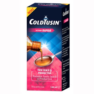 Sirop de tuse cu ingrediente naturale ColdTusin, 120 ml, Perrigo