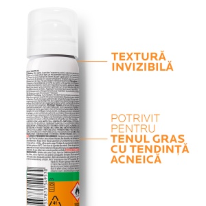 Spray invizibil matifiant SPF50 Anthelios, 75 ml, La Roche-Posay - Img 2