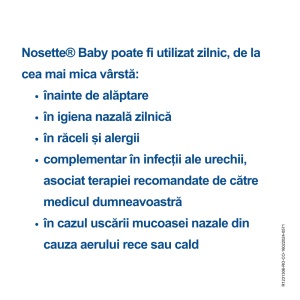 Spray nazal apa de mare izotonica Nosette Baby, 50 ml, Dr. Reddy’s - Img 3