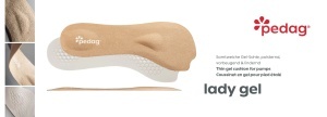 Suport din gel cu microfibră pentru pantofi cu toc Pedag Lady Gel Art 182, mărimea L - Img 2