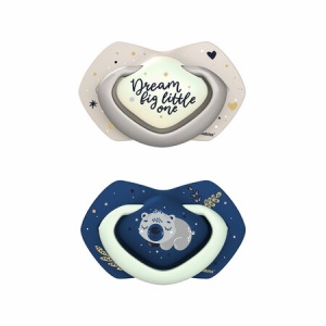 Suzeta simetrica din silicon Sleepy Koala 0-6 luni, 2 bucati – Canpol Babies