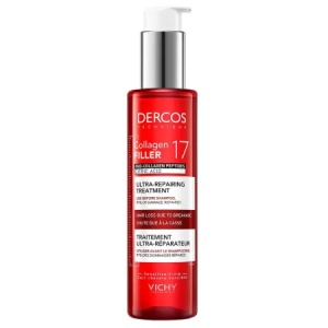 Tratament ultra-reparator cu peptide Pro-Colagen si acid citric Dercos Collagen 17 Filler, 150 ml, Vichy - Img 1