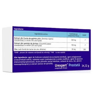 Urexpert Prostata, 30 comprimate filmate, Antibiotice SA +10 comprimate Bonus - Img 4