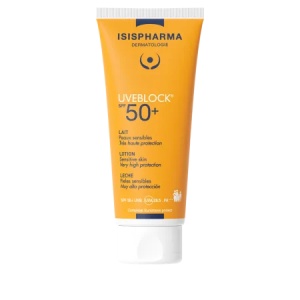 UVEBLOCK SPF 50+ Lotion – Lotiune de corp cu protectie solara pentru piele sensibila 100 ml, IsisPharma - Img 1