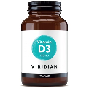 Vitamina D3 1000 UI, 30 capsule, Viridian