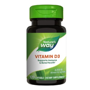 Vitamina D3 2000 UI Nature s Way, 120 capsule, Secom - Img 1