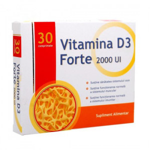 Vitamina D3 forte 2000UI X 30 CP