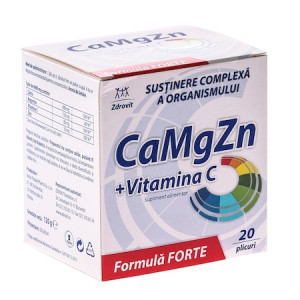Zdrovit Ca, Mg, Zn, Vit C forte x 60pl