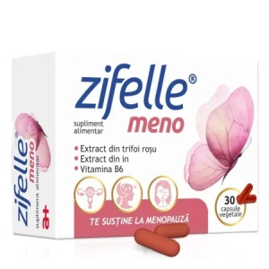 Zifelle Meno 30 capsule, Antibiotice SA + 10 capsule Bonus - Img 2