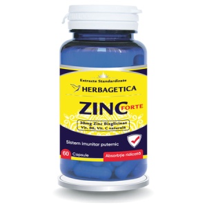 Zinc Forte, 60 capsule, Herbagetica