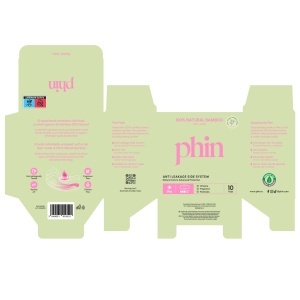 Absorbante de zi din bambus natural, 10 bucăți, Phin - Img 7