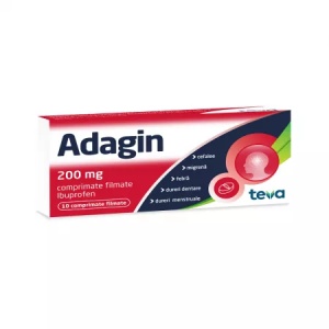 Adagin 200 mg, 10 comprimate filmate