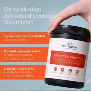 Advanced Creatine M. + Taurine + Citrulline + Magnesium, 515 g, Neutrient - Img 2