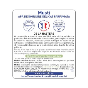 Apă de îngrijire parfumată Musti, 50 ml, Mustela - Img 2