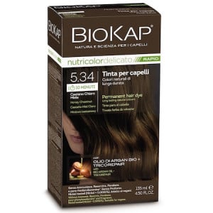 BIOKAP Nutricolor Delicato Vopsea de par nr.5.34 honey chestnut