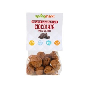 Biscuiti cu Ciocolata fara gluten, 100 g, SpringMarkt