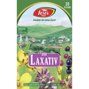 Ceai Laxativ D50, 20 plicuri – Fares - Img 2